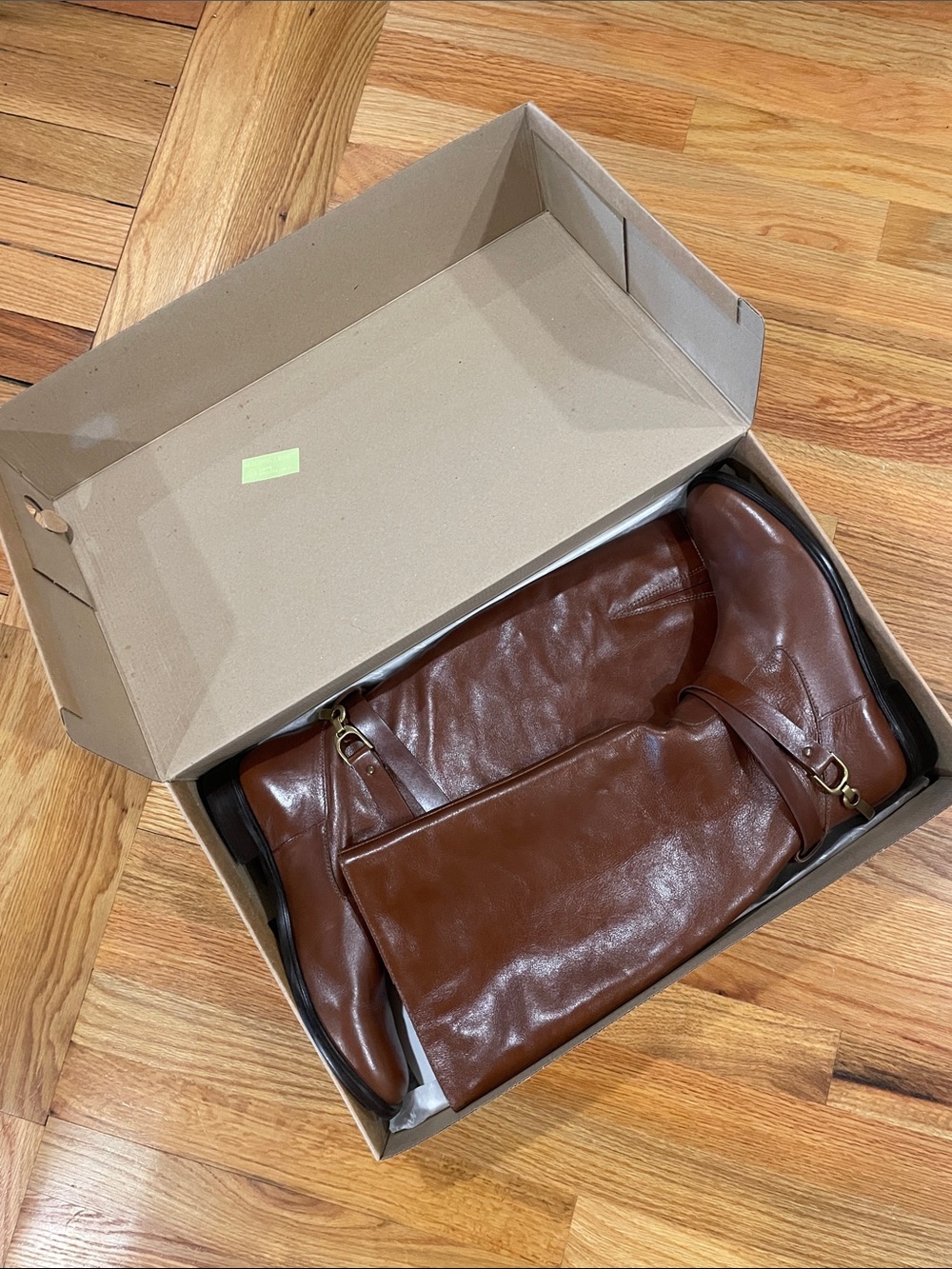 Anthropologie Matisse Saddle Brown riding boots size 9.5